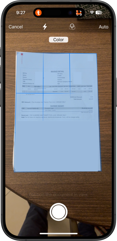 Endlog App Screenshot - Scanning